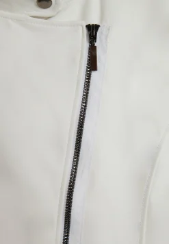 Freddy Giacca chiodo da donna in tessuto coated effetto pelle-Donna Giacche