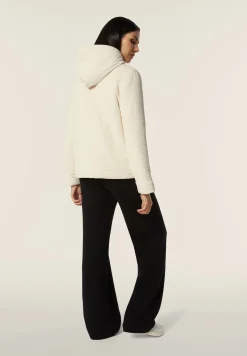 Freddy Giacca con zip e cappuccio in Corduroy con interno in sherpa-Donna Giacche