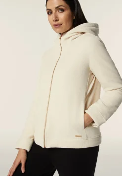 Freddy Giacca con zip e cappuccio in Corduroy con interno in sherpa-Donna Giacche