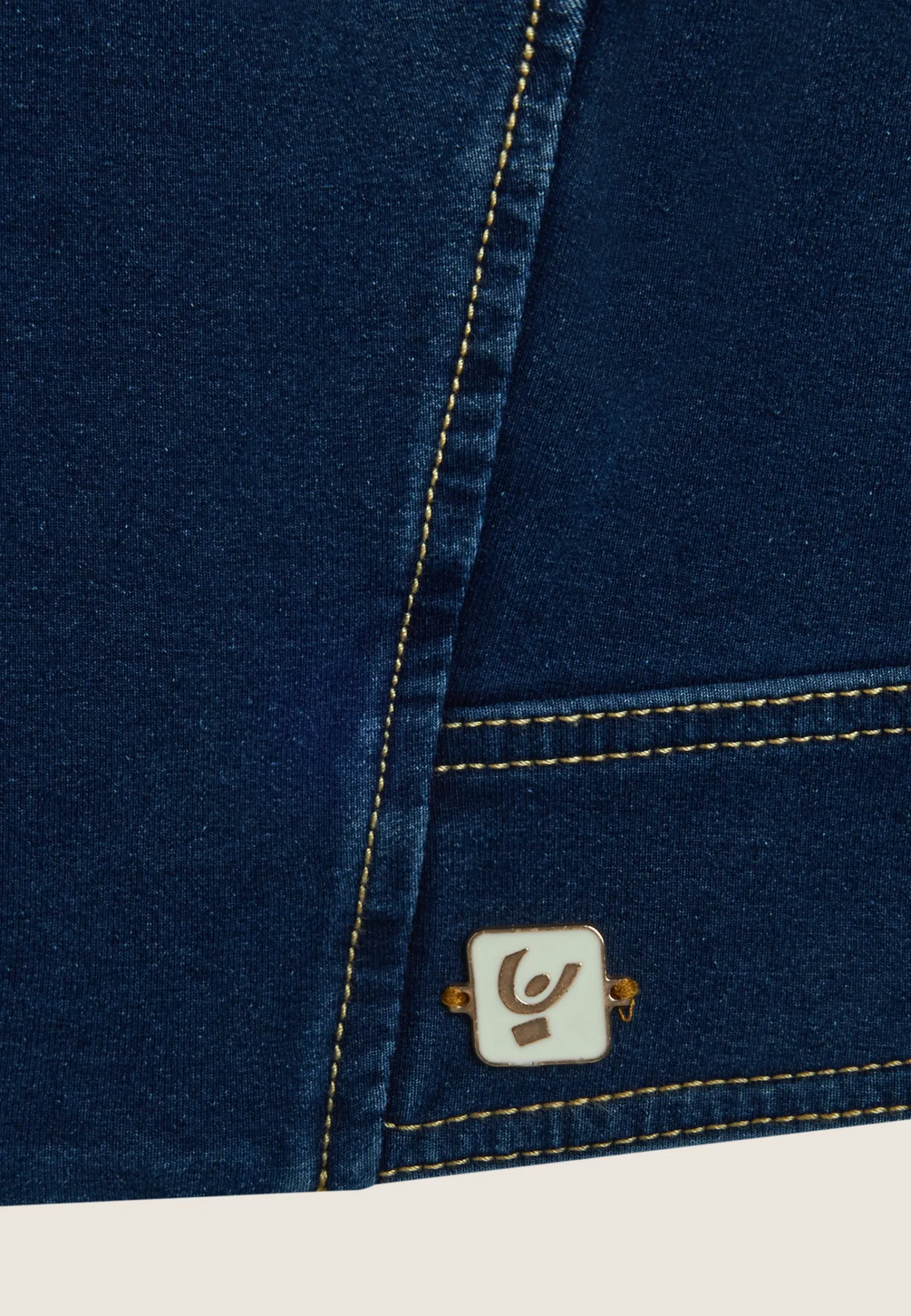 Freddy Giacca corta con zip da donna in jersey effetto denim-Donna Giacche
