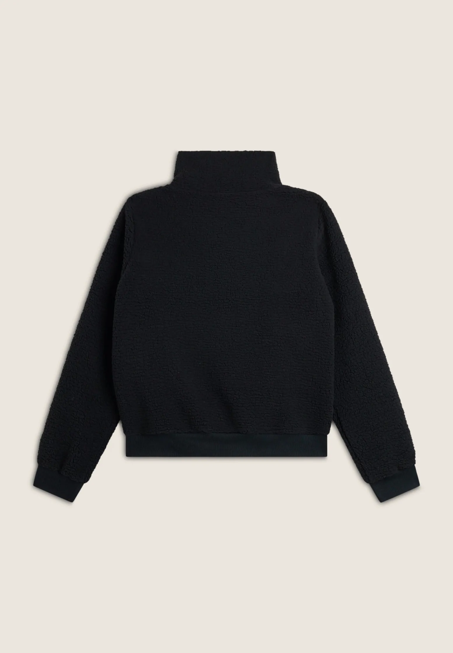 Freddy Giacca in tessuto sherpa con zip e collo alto risvoltabile-Donna Giacche