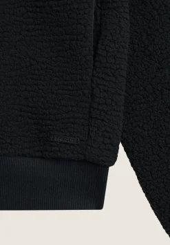 Freddy Giacca in tessuto sherpa con zip e collo alto risvoltabile-Donna Giacche