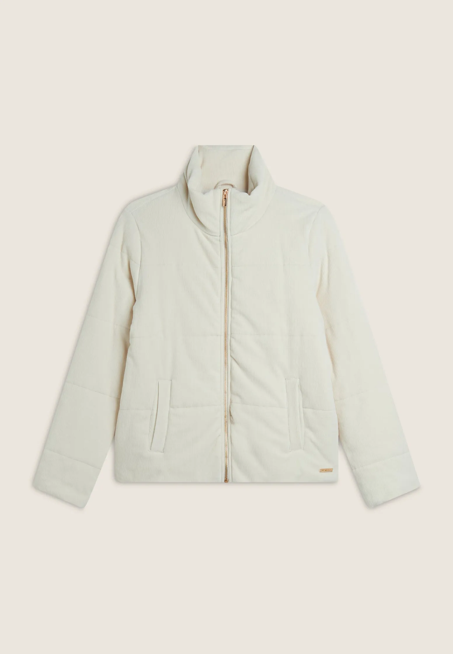 Freddy Giacca Invernale in Corduroy con Chiusura Full Zip-Donna Giacche
