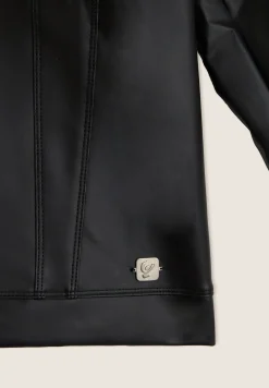 Freddy Giacca trucker in similpelle con taglio corto-Donna Giacche