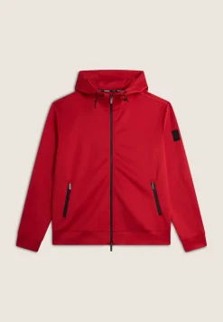 Freddy Giacca Uomo Soft Shell in Poliestere con Zip e Cappuccio-Uomo Giacche
