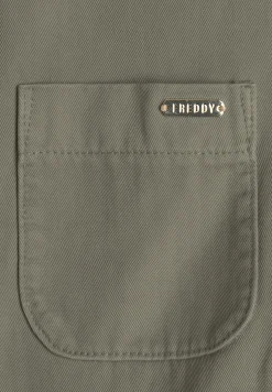 Freddy Gilet doppio petto da donna in gabardine-Donna Giacche