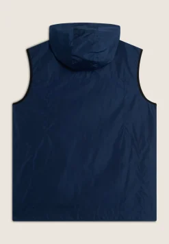 Freddy Gilet Uomo in Poliestere con Cappuccio e Full Zip-Uomo Giacche