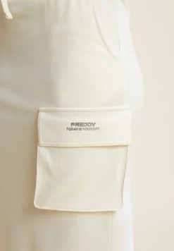 Freddy Gonna longuette con spacchi laterali e maxi tasca-Donna Pantaloni Sportivi