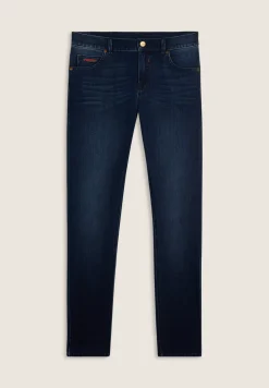 Freddy Jeans 5 Tasche Uomo Slim Fit in Bull Denim Elasticizzato-Uomo Jeans E Pantaloni
