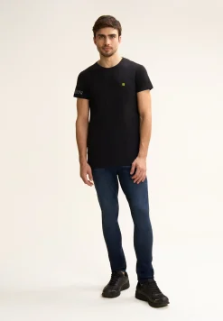 Freddy Jeans 5 Tasche Uomo Slim Fit in Bull Denim Elasticizzato-Uomo Jeans E Pantaloni