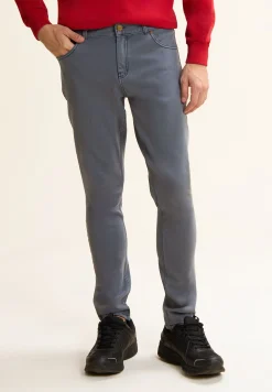 Freddy Jeans 5 Tasche Uomo Slim Fit Effetto Used in Bull Denim-Uomo Jeans E Pantaloni