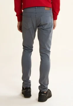 Freddy Jeans 5 Tasche Uomo Slim Fit Effetto Used in Bull Denim-Uomo Jeans E Pantaloni