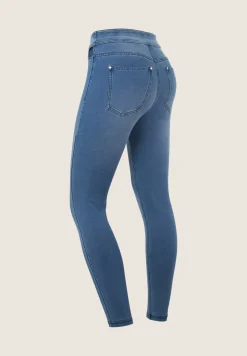 Freddy Jeggings N.O.W. 7/8 con vita alta e dettagli cut out-Donna Jeans E Pantaloni
