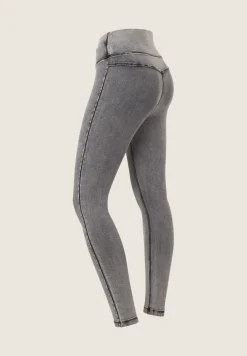 Freddy Jeggings N.O.W. 7/8 con vita alta in tencel denim-Donna Jeans E Pantaloni