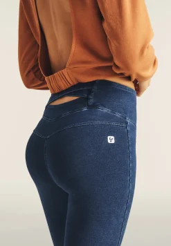 Freddy Jeggings N.O.W. 7/8 in jersey con vita alta e retro cut out-Donna Jeans E Pantaloni
