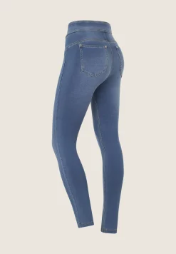 Freddy Jeggings N.O.W. skinny vita alta con impunture decorative-Donna Jeans E Pantaloni