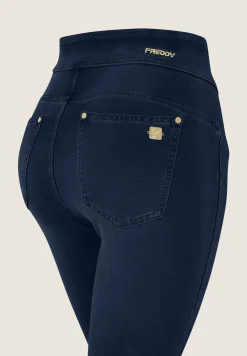 Freddy Jeggings N.O.W. skinny vita alta con impunture decorative-Donna Jeans E Pantaloni