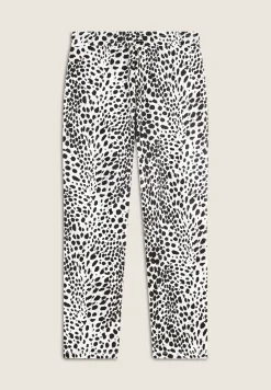 Freddy Jogger regular fit in french terry animalier-Donna Pantaloni Sportivi