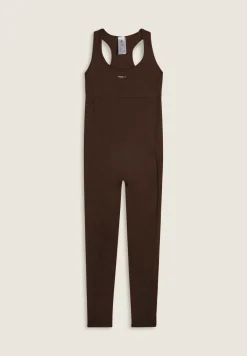 Freddy Jumpsuit aderente con apertura posteriore e cuciture shaping-Donna Pilates|Fitness