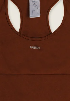 Freddy Jumpsuit aderente con apertura posteriore e cuciture shaping-Donna Pilates|Fitness