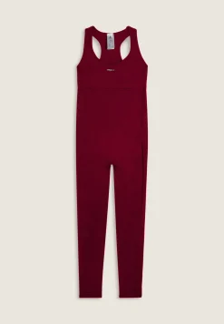 Freddy Jumpsuit aderente con apertura posteriore e cuciture shaping-Donna Pilates|Fitness