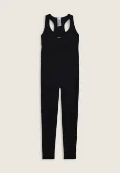 Freddy Jumpsuit aderente con apertura posteriore e cuciture shaping-Donna Pilates|Fitness