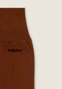 Freddy Leggings 7/8 a vita altissima con cuciture shaping-Donna Pilates|Fitness