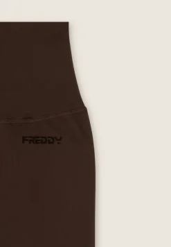 Freddy Leggings 7/8 a vita altissima con cuciture shaping-Donna Pilates|Fitness