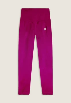 Freddy Leggings 7/8 a vita altissima in tessuto seamless a costine-Donna Pilates|Fitness