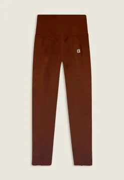 Freddy Leggings 7/8 a vita altissima in tessuto seamless a costine-Donna Pilates|Fitness