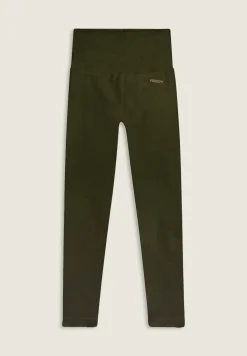 Freddy Leggings 7/8 a vita altissima in tessuto seamless a costine-Donna Pilates|Fitness