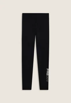 Freddy Leggings 7/8 con maxi logo posteriore-Donna Fitness|Pantaloni Sportivi