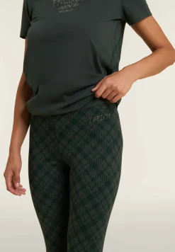 Freddy Leggings 7/8 con stampa geometrica laterale-Donna Ginnastica|Leggings