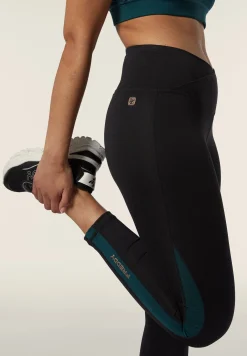 Freddy Leggings 7/8 in tessuto tecnico con vita alta a incrocio-Donna Padel|Pilates
