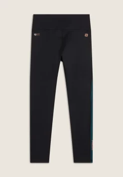 Freddy Leggings 7/8 in tessuto tecnico con vita alta a incrocio-Donna Padel|Pilates