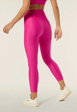 Freddy Leggings 7/8 Vita Alta con bordature a contrasto-Donna Padel|Pilates