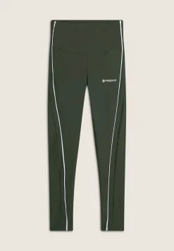 Freddy Leggings 7/8 Vita Alta con bordature a contrasto-Donna Padel|Pilates