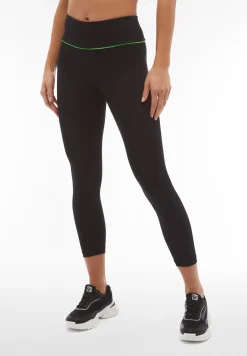 Freddy Leggings 7/8 vita alta con dettagli colorati-Donna Padel|Pilates