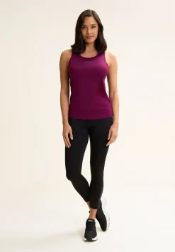 Freddy Leggings 7/8 vita alta con logo glitter sul fondo-Donna Padel|Pilates