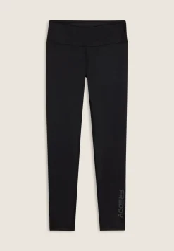 Freddy Leggings 7/8 vita alta con logo glitter sul fondo-Donna Padel|Pilates