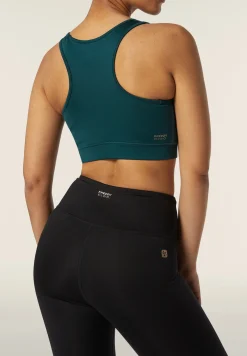 Freddy Leggings 7/8 vita alta in tessuto tecnico con logo floreale-Donna Padel|Pilates