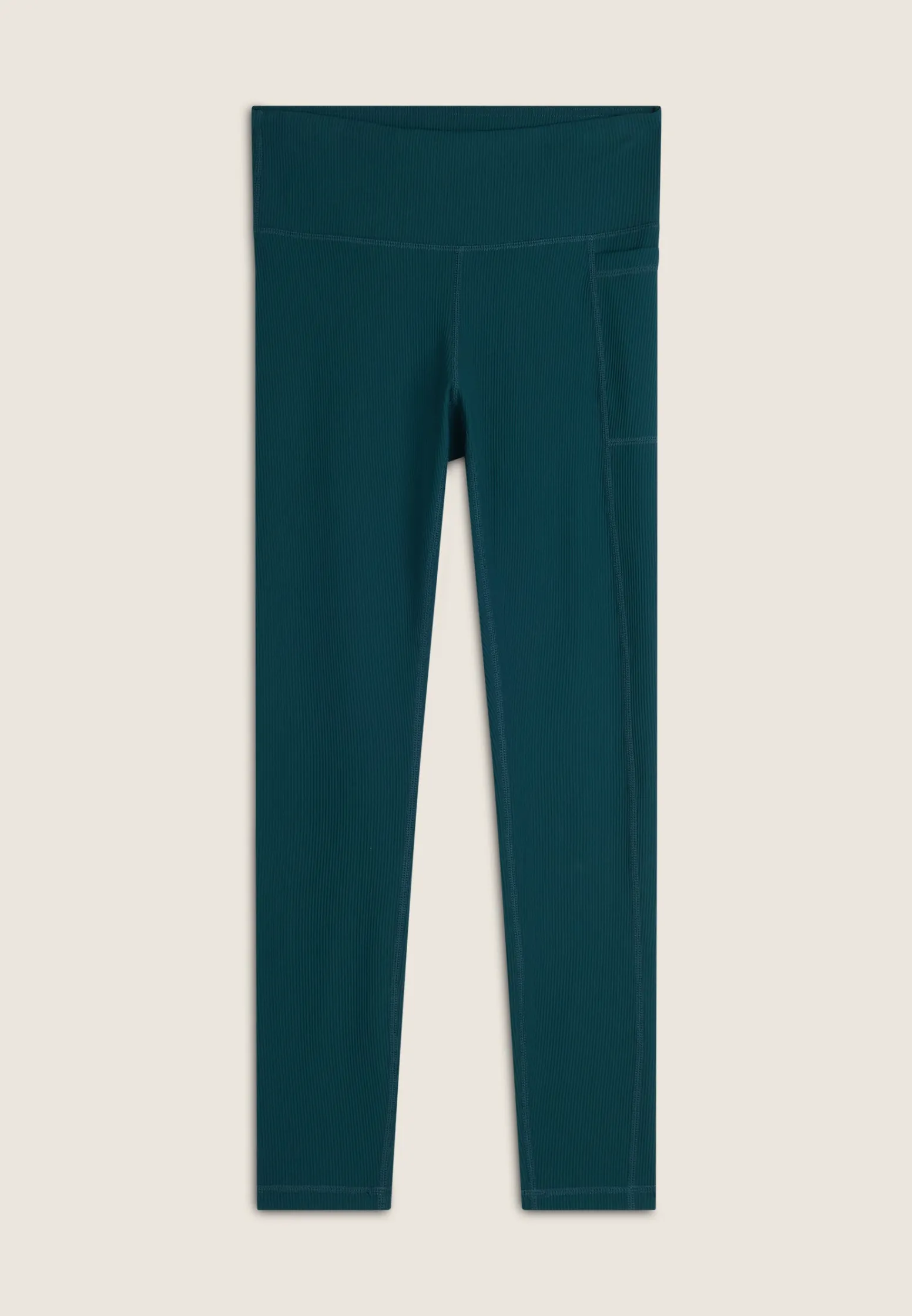 Freddy Leggings 7/8 vita alta in tessuto tecnico a costine-Donna Padel|Pilates