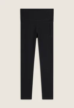 Freddy Leggings 7/8 vita alta in tessuto tecnico a costine-Donna Padel|Pilates