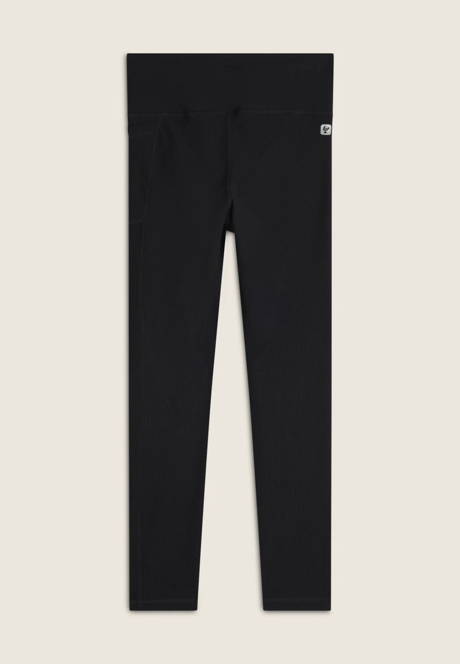 Freddy Leggings 7/8 vita alta in tessuto tecnico a costine-Donna Padel|Pilates