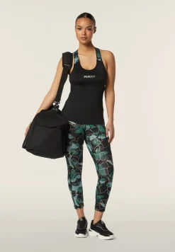 Freddy Leggings 7/8 vita alta in tessuto tecnico fantasia floreale-Donna Padel|Pilates