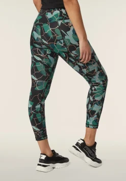 Freddy Leggings 7/8 vita alta in tessuto tecnico fantasia floreale-Donna Padel|Pilates