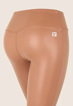 Freddy Leggings 7/8 vita regular effetto lucido con incrocio-Donna Pilates|Leggings