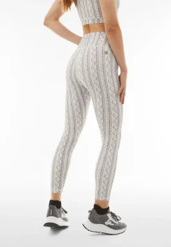 Freddy Leggings 7/8 vita super alta stampa fotografica tricot-Donna Padel|Pilates