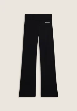 Freddy Leggings a zampa in felpa elasticizzata-Donna Fitness|Pantaloni Sportivi