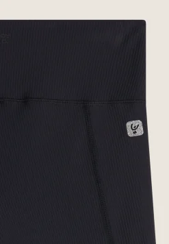 Freddy Leggings biker vita alta in tessuto tecnico a costine-Donna Pilates|Fitness